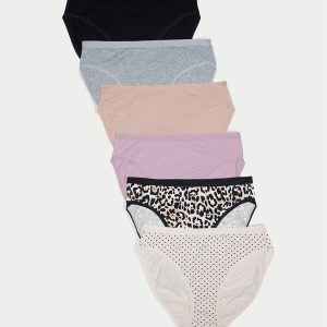 Cotton High-Leg Brief 6-Pack
